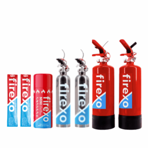 Firexo Landlord HMO ALL FIRES Fire Extinguisher Set